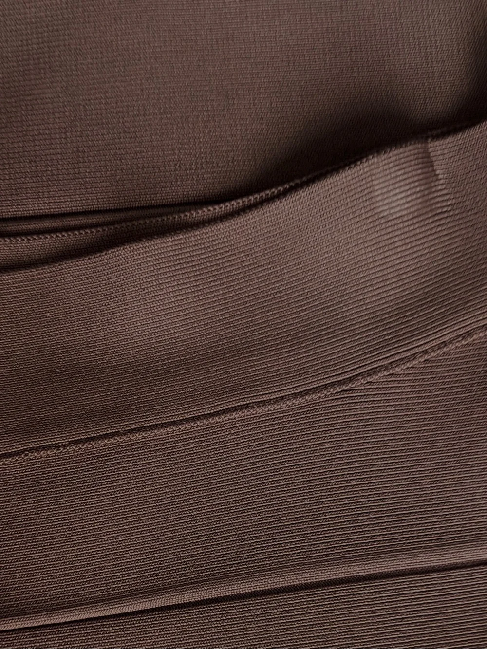 BCBGMaxAzria Bandage Pencil Skirt Grey Dusk Taupe Brown Bodycon Skirt Size Small - Picture 7 of 11
